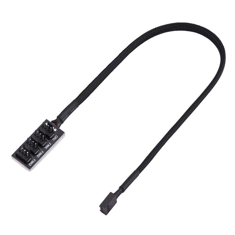 4 Pin PWM Fan Hub 4-Pin Power Supply Splitter Cable