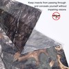WINWAY Malla de camuflaje de arpillera silenciosa para caza, parasol
