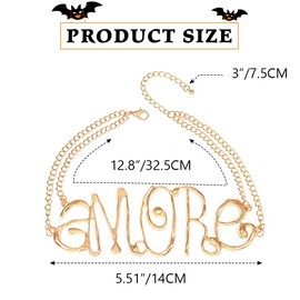 AJACITY Love Choker Necklaces Gold Letter Collar Necklace Fashion Love Necklace Chain for Women (Set B)