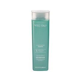 TEC ITALY Hi Moisturizing Shampoo Hidratante 300 ml | Limpieza Suave para Cabello Dañado y Reseco | Aporta Brillo y Máxima Suavidad | Libre de Sulfatos, Uso Diario Profesional