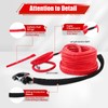 CUBELLIN 3/8" x 100FT Synthetic Winch Rope with Hook, 23,809