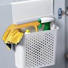 No-Drilling Cabinet Door Storage Organizer Basket - Wall Mounted Plastic