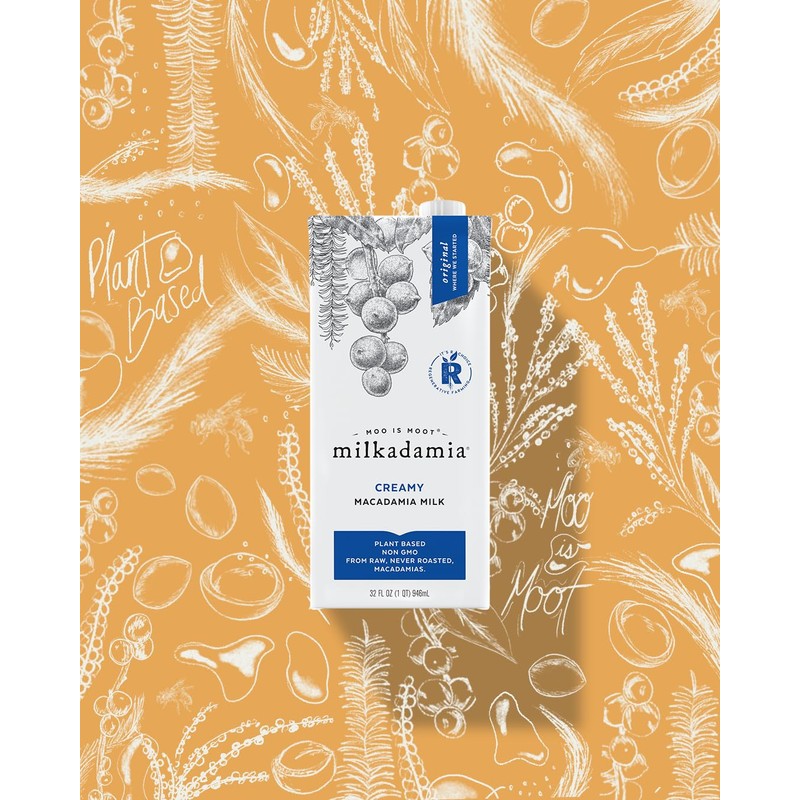 milkadamia Macadamia Milk - Creamy - 32 Fl Oz (Pack