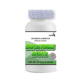Capsulas de Isoflavonas de Soya 120 caps de 400 mg