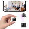 Mini Camera, 4K WiFi Wireless Camera Small Portable HD Nanny