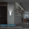 2 Pack Illuminated Light Switch,Paddle Rocker Wall Switch with LED