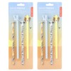 KIKKERLAND Safari Animal Pencil Set (Pack 2 of 4 Pencils)