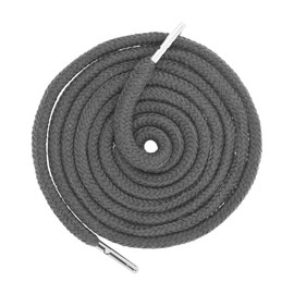 Mandala Crafts Dark Grey Drawstring Replacement Draw Cord for Sweatpants Waist - 6 55 Inch Cotton Round Drawstring Cord Hoodie String Replacement & Drawstrings Threader