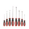 ROTATION 8-Piece Magnetic Screwdrivers Set with red tip, 4 Phillips