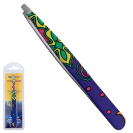 ASM® Professional Tweezers for Facial Hair Women - Heavy Duty Stainless Steel Ingrown Hair Tweezers for Eyebrows Plucking, Eyelashes & Blackhead Tweezers Beauty Tool for Women (Dark Blue)