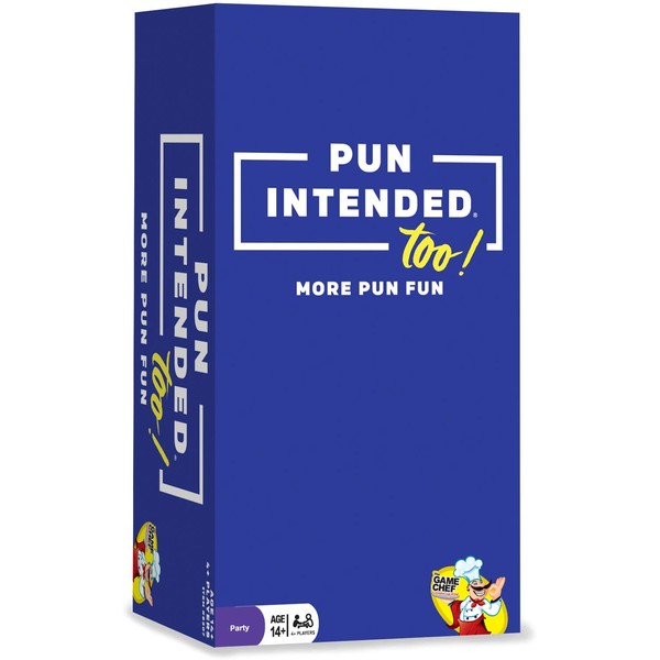Pun Intended Too! - New Puns! Great Gift for Pun