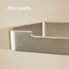 Designfabrik Hamburg Portarotolo carta igienica | Argento | adesivo