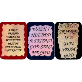 Ron's Hang Ups 3 Friendship Refrigerator Magnets Signs Inspirational Comic Funny Love Friend #4