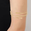 Tibond Boho Upper Arm Cuff Bracelet for Girls Women, Adjustable