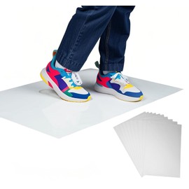 petour 24" X 36" Sticky Mats, 300 Sheets Sticky Mat Adhesive Tacky Pad Sticky Mats for Construction Cleanroom Tacky Mats for Factory Home Laboratory (White)