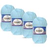 Nako Vega,Knitting Yarn,(4Balls) Each Skein(Ball) 3.53 Oz (100g),Knitting Yarn Suitable