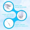 30Pcs Elastic Cord with Metal Ends, 11.5 Inch White Elastic