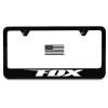 FOX License Plate Frame | Black Metal | Street Racing