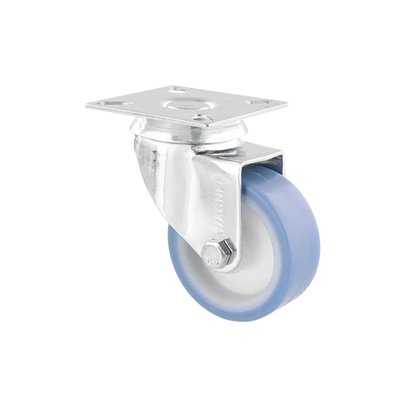 WAGNER Eco 03155001 Soft Swivel Castor Diameter 50 mm, Height
