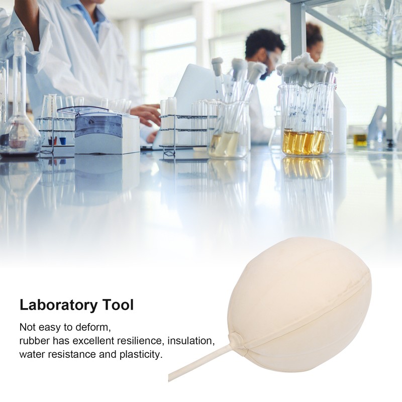 2Pcs Rubber Squeeze Bulb Sampling Bladder Experimental Equipment for Laboratory