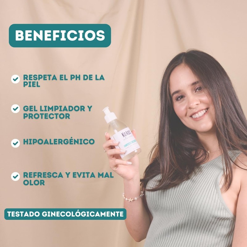KOKOS Jabón Íntimo Femenino Equilibra El PH 250 Ml