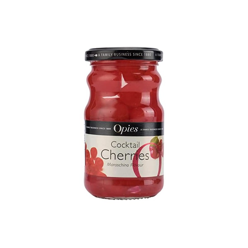 Opies Cocktail Cherries, Maraschino, 225g