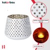 KOTARBAU Lantern Stars Metal White Diameter 8 cm Height 9