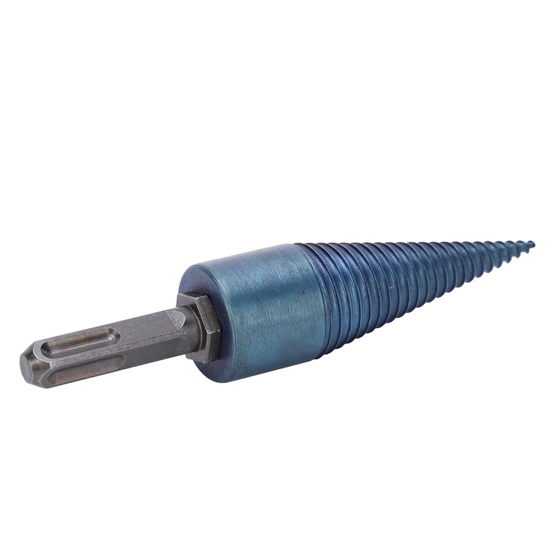 Screw Cone Drill Bit Square Shank Firewood Splitter Drilling Wood