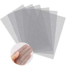 GOLRISEN Pack of 6 Stainless Steel Wire Mesh 20 x 30 cm Fine Mesh Mesh Stainless Steel Mesh Fine Fly Screen Steel Wire Mesh Stainless Steel Mesh for Ventilation Protective Grille Metal Guard Garden