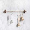 6 Pieces, Brass S Shaped Hooks, Gold Coat Clothes Towel