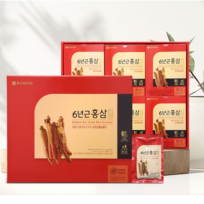 Chong Kun Dang Health 6-year-old red ginseng gold 80mlx60 packets_4