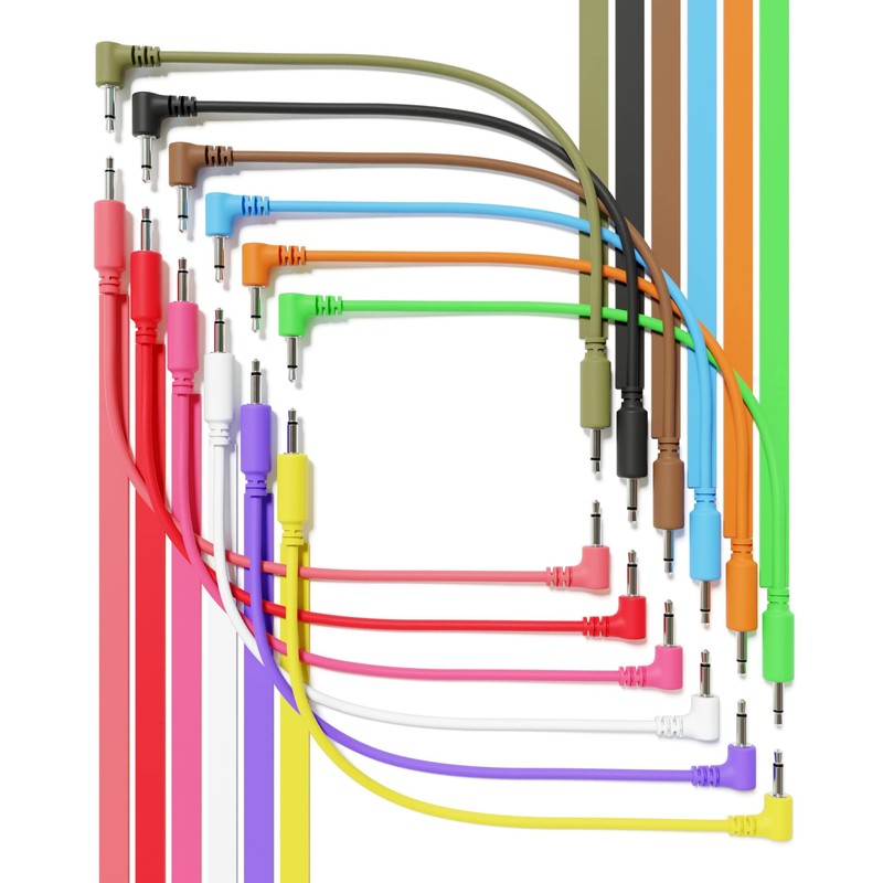 ExcelValley - Hybrid Mono Modular Patch Cables - TS 3.5mm