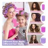 33pcs Hair Rulos Tubos Plástica Para Cabello Autoadheribles