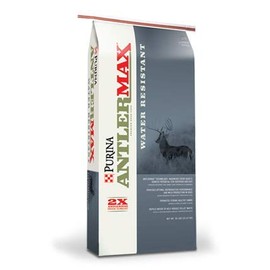 Purina | AntlerMax Deer Feed WaterShield Climate Guard 20 | 50 pound (50 LB) Bag