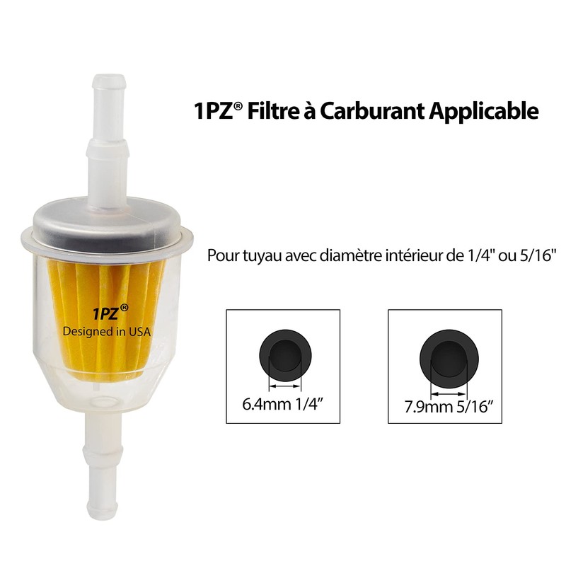 1PZ F01-FH1 Fuel Filter 6mm 8mm Universal Fuel Filter Motorcycle