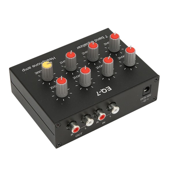 7 Band Car Audio Equalizer 3.5mm Input Output Input 12dB