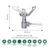 Boundless Voyage Titanium Mini Gas Burner Ultralight Furnace Camping Stove