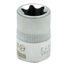 JET 677806 - 1/4-Inch Drive , E7, External Torx Bit , Regular , E Chrome Socket
