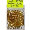 50 BRASS LOOPS FOR BALL WEIGHT, WATCH WEIGHT AND DISTANCE