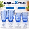 Vasos de plástico Irrompibles, Juego de 8 (4 Altos 16oz