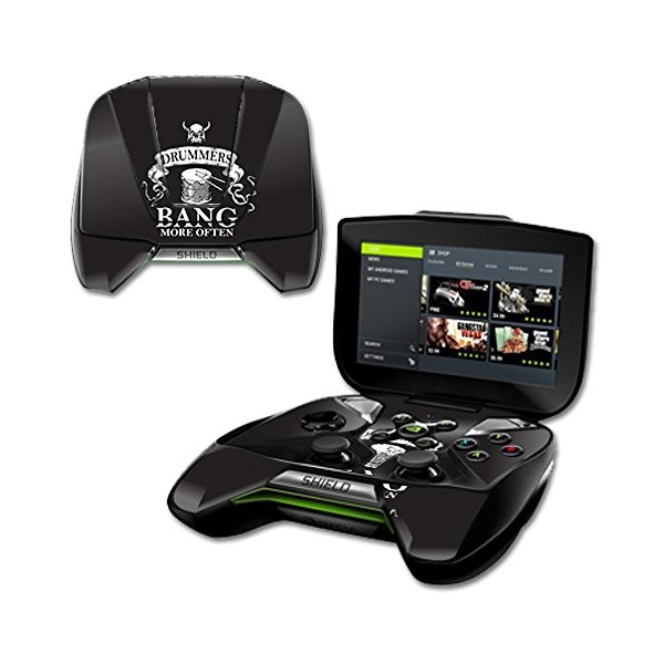 MightySkins Skin Compatible with NVIDIA Shield Portable – Drummers |