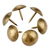 dophee 100Pcs 9x9mm Antique Brass Upholstery Nail, Tiny Decorative Upholstery
