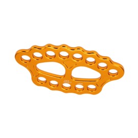 Perfeclan Climbing Rigging Plate,Aluminum Alloy,Sturdy,for Even Load Portable 15 Holes 45kN for Climbing Backyard Ziplining Outdoor