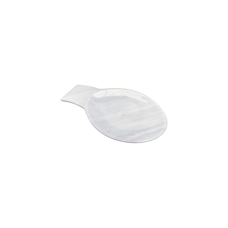 Posacucharas, Soporte para cucharas de cocina de Mármol natural, Blanco