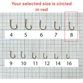 PRO FILSTAR Fishing Hook Set with Leader Pack of 10, Size 8, Mono Fishing Line 50 cm, Diameter 0.18 mm - Tench & White Fish Tied Hooks - Fishing Hook - Leader Line - Monofilament Leaders - Sport Set