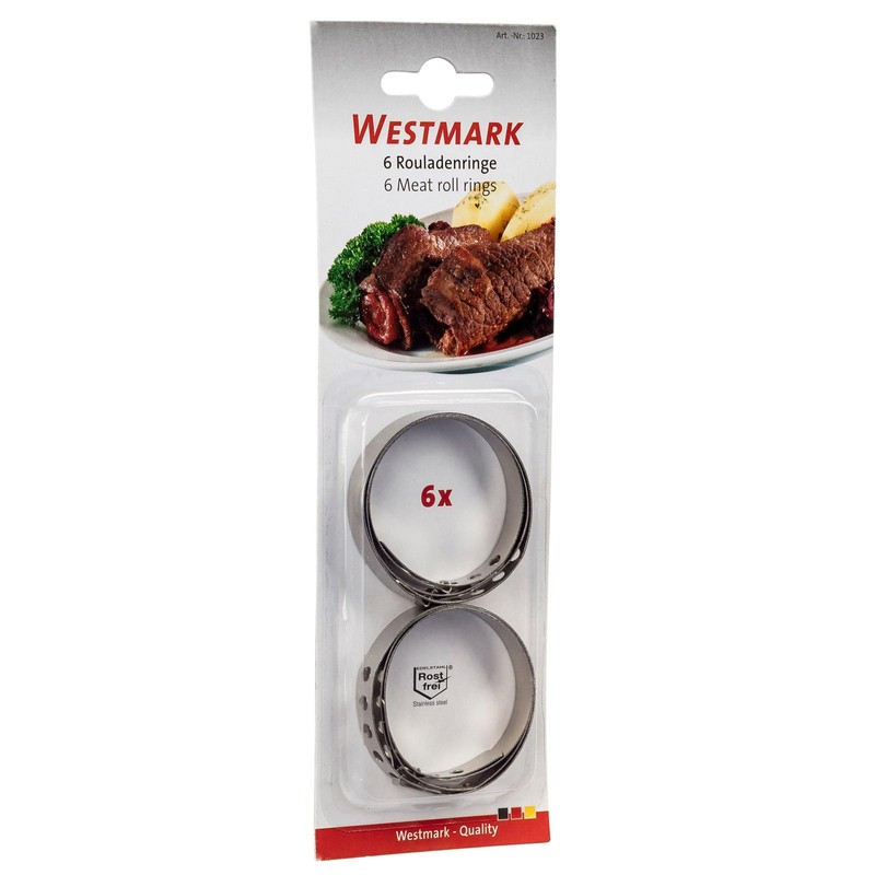 Westmark Meat Roll Rings, Silver, 6-Piece