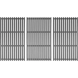 Hisencn 17 Inch Grill Grates for Charbroil 463242715, 463242716, 463276016, 466242715, Walmart 555179228, 466242715, 466242815, Nexgrill 720-0882A, BHG 720-0882, Lowe's 606682, Cast Iron Grill Grids