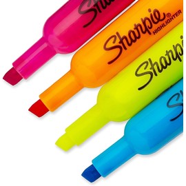 Sharpie Accent Tank-Style Highlighters, Chisel Tip, Colored Highlighters (25174PP) Assorted Colors