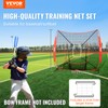 VEVOR 7x7FT Baseball Softball Practice Net, Portable Baseball Training Net