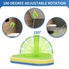 JDNOZW 2 in 1 Scrub Cleaning Brush with 37” Long